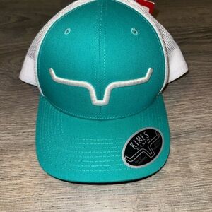 Kimes Ranch Aqua and White Cap